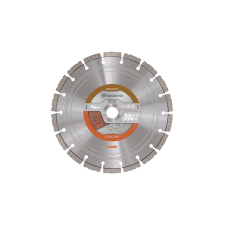 Husqvarna Tacti-Cut S35S BAT Diamond Blade, 10in, Wet/Dry 536588403